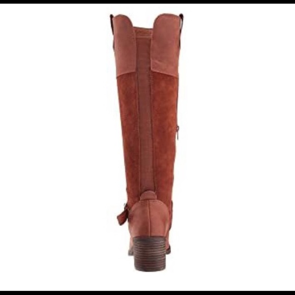 LUCKY BRAND Kailan Rye leather and suede riding boots NIB - Picture 5 of 6